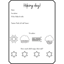 Load image into Gallery viewer, Toddler Hiking Journal - Digital Download
